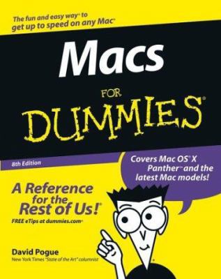 Macs For Dummies B003S9VSJC Book Cover