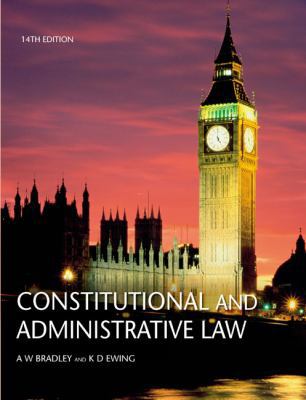 Constitutional and Administrative Law 1405812079 Book Cover