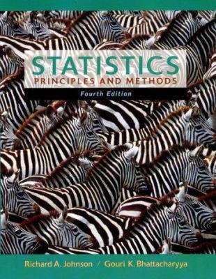 Statistics: Principles and Methods 0471388971 Book Cover