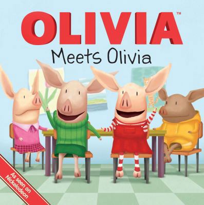 Olivia Meets Olivia 1416995420 Book Cover