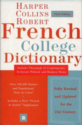 Harper Collins Robert French College Dictionary 0060956909 Book Cover