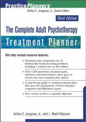 The Complete Adult Psychotherapy Treatment Planner 0471271136 Book Cover