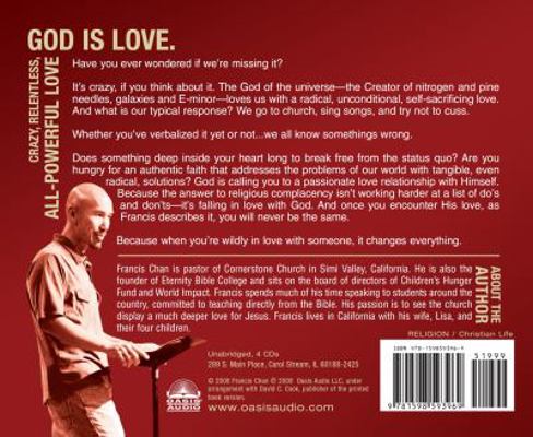 Crazy Love: Overwhelmed by a Relentless God 159859396X Book Cover