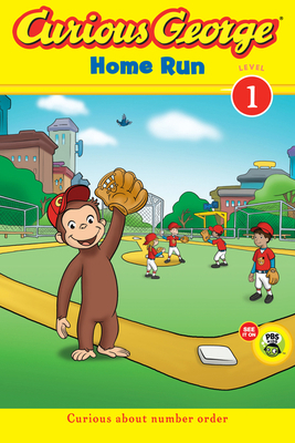 Curious George Home Run (Cgtv Early Reader) 0547691181 Book Cover