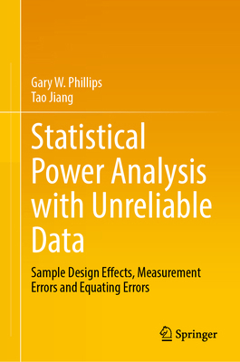 Statistical Power Analysis with Unreliable Data... 303221999X Book Cover