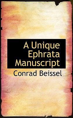 A Unique Ephrata Manuscript 1117674487 Book Cover
