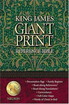 Giant Print Reference Bible-KJV [Large Print] B007CZ6FTQ Book Cover