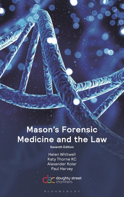 Mason's Forensic Medicine and the Law 1526521326 Book Cover