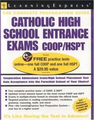 Catholic High School Entrance Exams: COOP/HSPT 1576854892 Book Cover