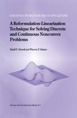 A Reformulation-Linearization Technique for Sol... 0792354877 Book Cover