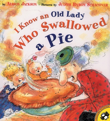 I Know an Old Lady Who Swallowed a Pie 0140565957 Book Cover