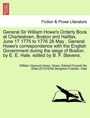 General Sir William Howe's Orderly Book at Char... 1241703035 Book Cover