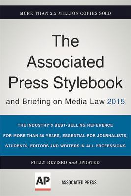 Associated Press Stylebook 2015 and Briefing on... 0465062946 Book Cover