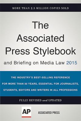 The Associated Press Stylebook 2015: Volume 46 0465062946 Book Cover