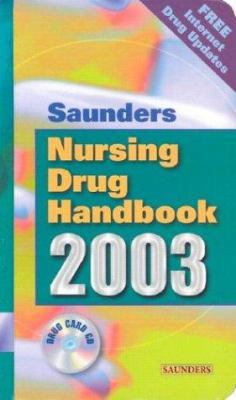 Saunders Nursing Drug Handbook 2003 0721695655 Book Cover