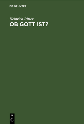 OB Gott Ist?: Beiträge Eines Suchenden Auf Die ... [German] 3111111458 Book Cover