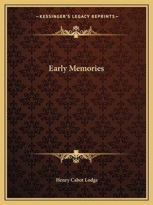 Early Memories 116260882X Book Cover