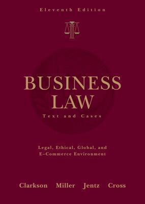 Business Law: Text and Cases (Available Titles ... B00JV0HJW2 Book Cover