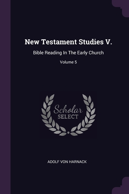 New Testament Studies V.: Bible Reading In The ... 1378399498 Book Cover