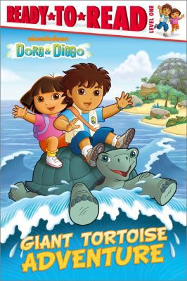 Giant Tortoise Adventure (Dora & Diego, Ready-t... 1442429496 Book Cover