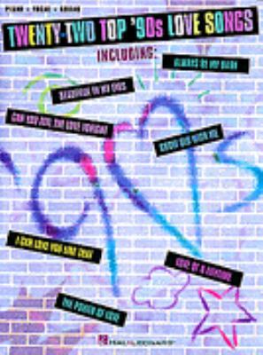 22 Top 90s Love Songs 0793569850 Book Cover