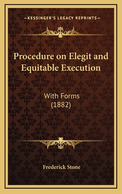 Procedure on Elegit and Equitable Execution: Wi... 1168697506 Book Cover