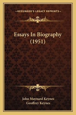 Essays In Biography (1951) 1169830269 Book Cover