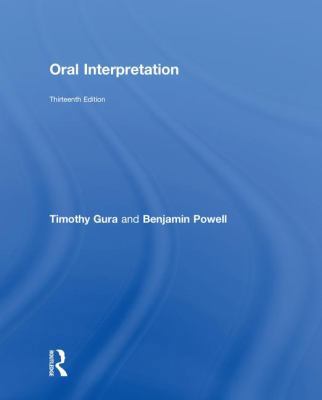 Oral Interpretation 1138082201 Book Cover