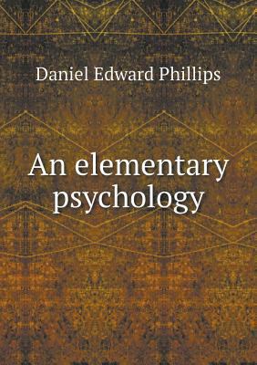 An elementary psychology 5518937849 Book Cover