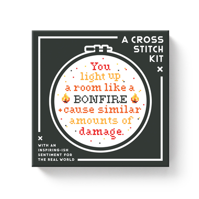 Like a Bonfire Cross Stitch Kit 0735376999 Book Cover