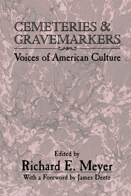 Cemeteries Gravemarkers 0874211603 Book Cover