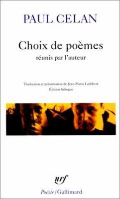 Choix de Poemes Celan 2070403114 Book Cover