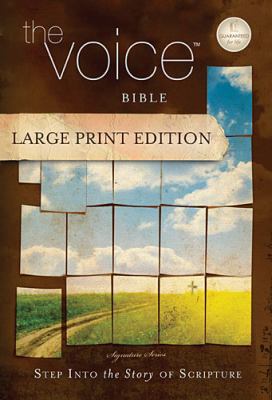 The Voice Bible, Large Print Edition: Step Into... [Large Print] 0529115409 Book Cover