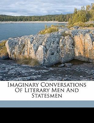 Imaginary conversations of literary men and sta... 1172164290 Book Cover
