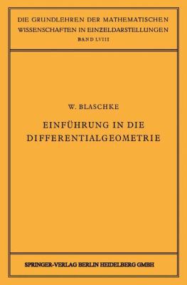 Einführung in Die Differentialgeometrie [German] 3642493858 Book Cover