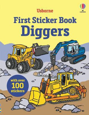 Diggers Sticker Book 0746089392 Book Cover