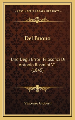 Del Buono: Und Degli Errori Filosofici Di Anton... [Italian] 1168247969 Book Cover