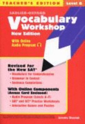 Vocabulary Workshop Level G Student 2005 0821571176 Book Cover