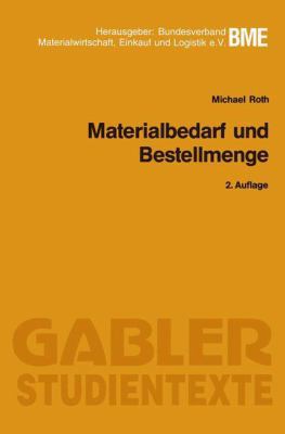 Materialbedarf Und Bestellmenge [German] 3409026061 Book Cover