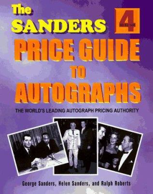 The Sanders Price Guide to Autographs B0026QQUYG Book Cover
