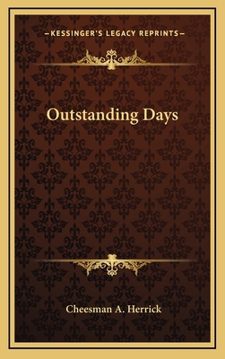 Outstanding Days 1163374873 Book Cover