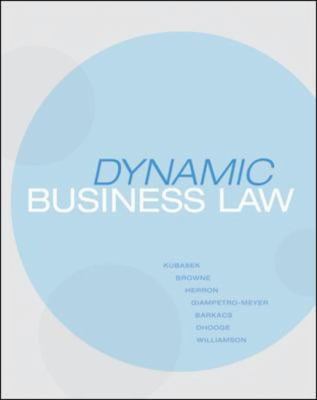 Dynamic Business Law 0073524913 Book Cover