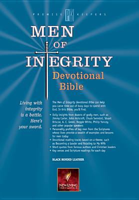 Men of Integrity Devotional Bible-Nlt 0842374108 Book Cover
