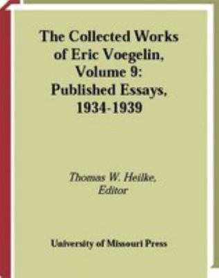 Published Essays, 1934-1939 (Cw9) 0826263984 Book Cover