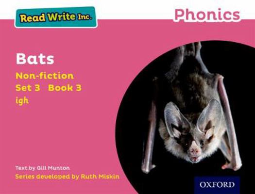Read Write Inc. Phonics: Bats (Pink Set 3 Non-f... 0198373589 Book Cover