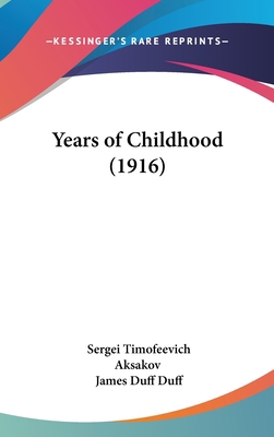 Years of Childhood (1916) 1160011583 Book Cover