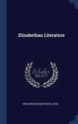 Elizabethan Literature 134030645X Book Cover
