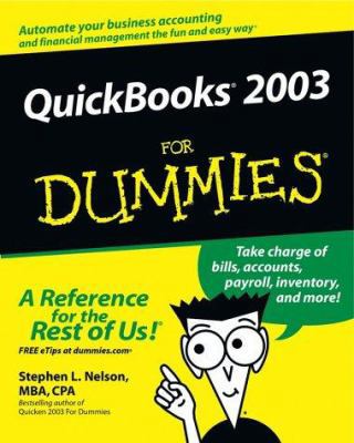 QuickBooks 2003 for Dummies 0764519867 Book Cover