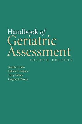 Handbook of Geriatric Assessment 076379452X Book Cover