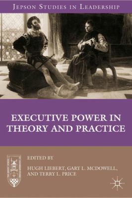 Executive Power in Theory and Practice 0230339964 Book Cover